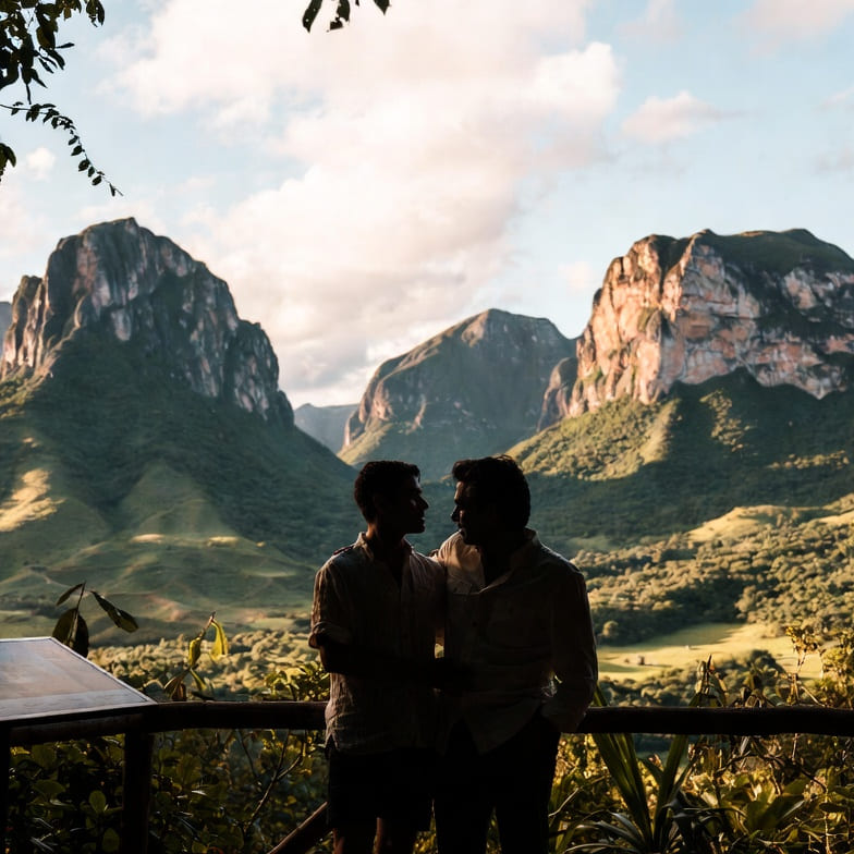 Angel Falls in Venezuela, a backdrop for gay sugar dating.